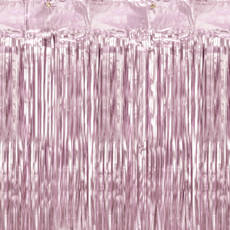 Rideau de fête - rose mat