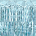 Rideau mylar bleu mat - 250 cm
