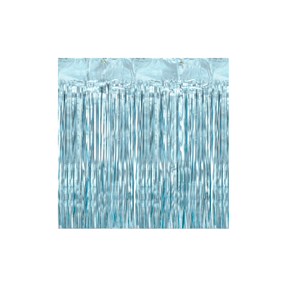 Rideau mylar bleu mat - 250 cm
