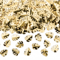 Confettis métallisés Feuilles - or