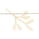 Guirlande en bois "branches de gui" - 1,30 m