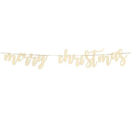 Guirlande en bois "Merry...