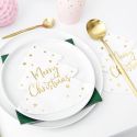 20 serviettes sapin "Merry christmas"