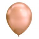 10 ballons chrome cuivre -  30 cm