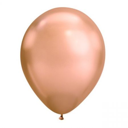 10 ballons chrome cuivre -...