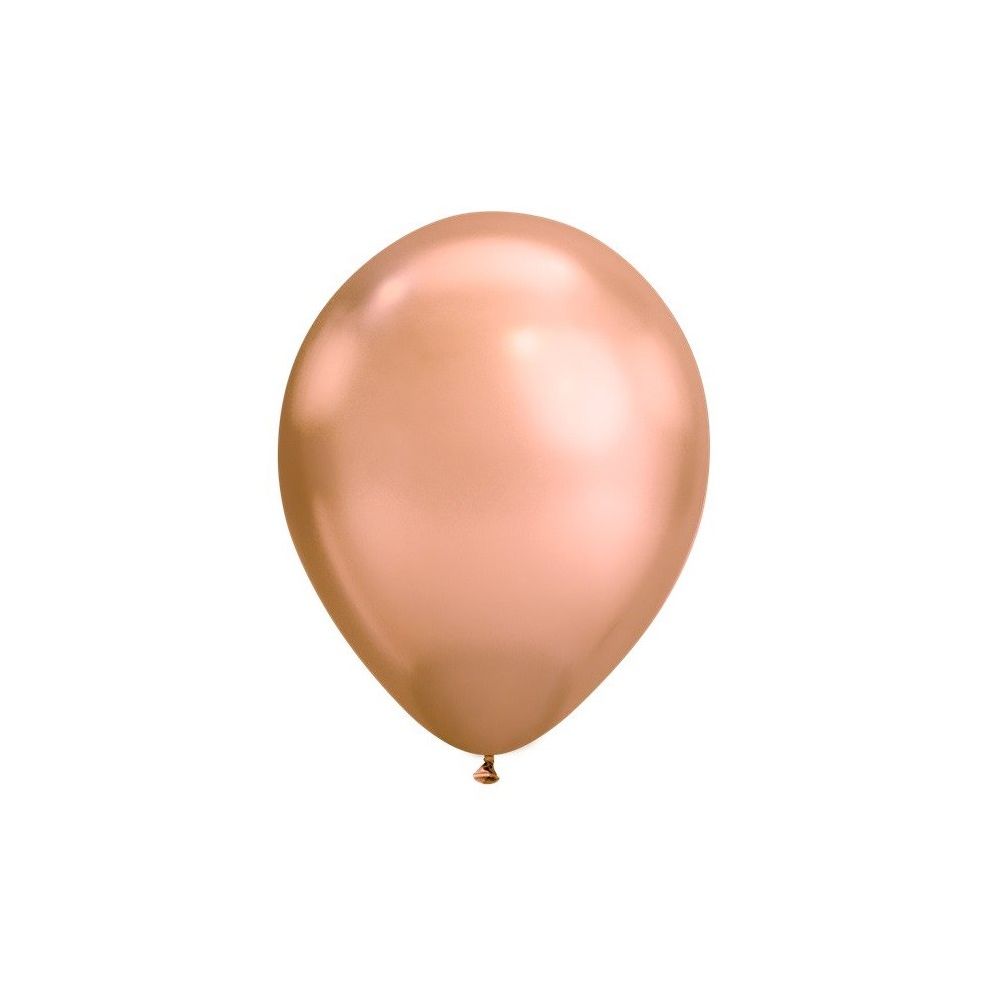 10 ballons en latex – Cuivre – Finition brillante – 30 cm