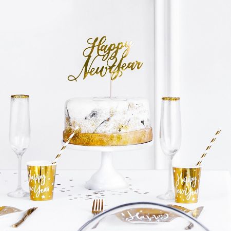 Cake topper "Happy New Year"