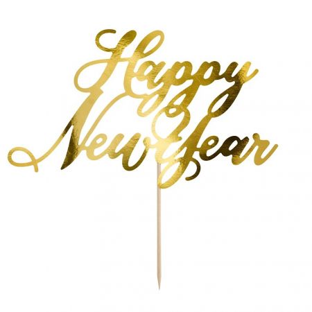 Cake topper "Happy New Year"