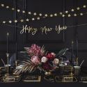 Guirlande dorée "Happy new year" - 70 cm
