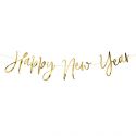 Guirlande dorée "Happy new year" - 70 cm