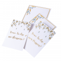 2 cartes feuillage "veux-tu être ma marraine / mon parrain ?"