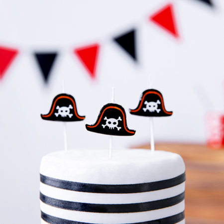 5 bougies "pirate"