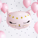 Ballon mylar "tête de chat" - 48 cm