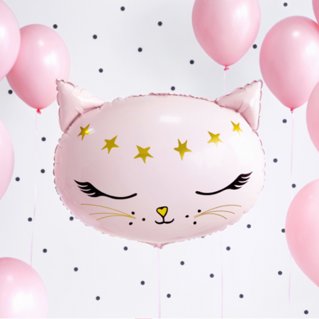 Ballon mylar "tête de chat"...
