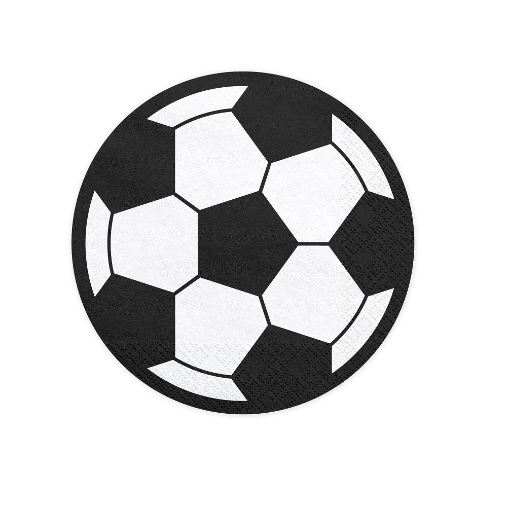 20 Serviettes de table Football