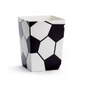 6 pots à popcorn "football"