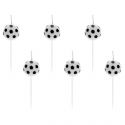 6 bougies "football"