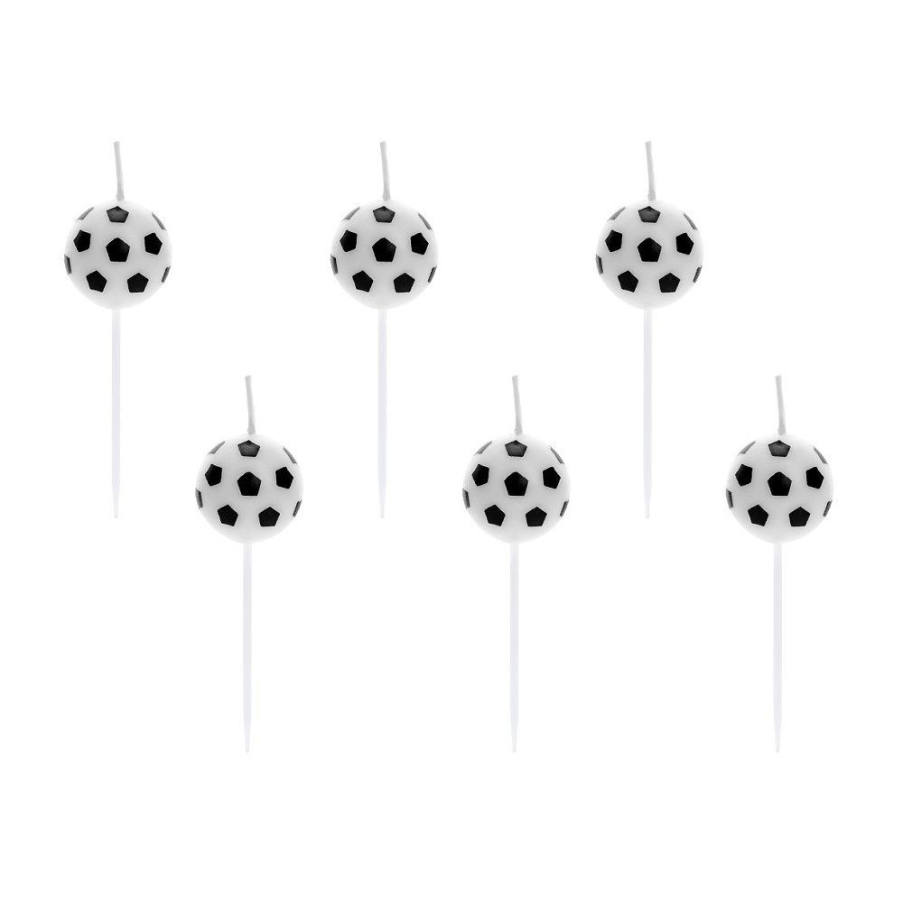 6 6 Bougies Ballons de foot