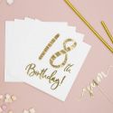 20 serviettes " 18 ans "