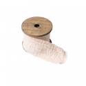 3 m ruban gaze de coton crème - 4,50 cm