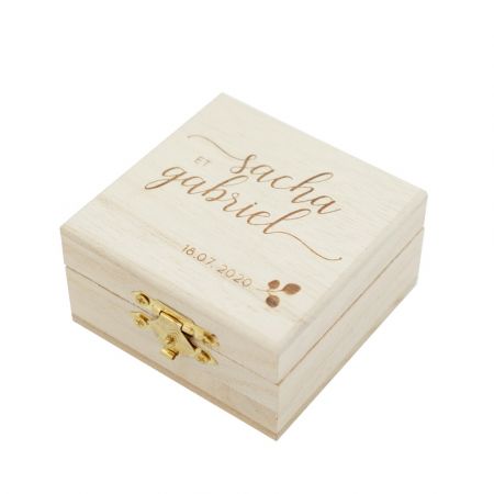 Boîte alliances carrée...