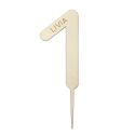 Cake topper en bois personnalisable "chiffre"