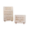 Petite pancarte en bois personnalisable - écriture majuscule