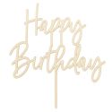 Décoration en bois ''Happy Birthday''