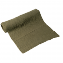 3 m chemin de table gaze de coton kaki - 30 cm