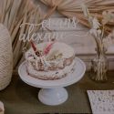Cake topper en bois personnalisable "prénoms"