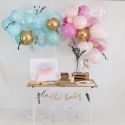 Kit pour guirlande de ballons "gender reveal" - 50 ballons