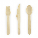 18 Couverts en bois Woodland