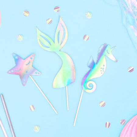 3 pics à gâteaux irisés...