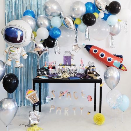 Rideau de fête - bleu
