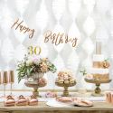 Guirlande ''Happy Birthday'' - or rose