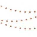 Guirlande rose gold "petites étoiles" - 3,60 m