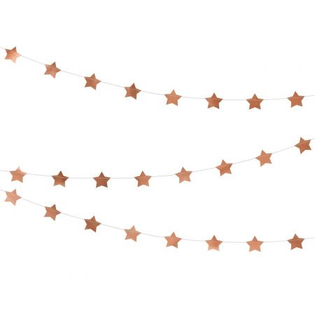 Guirlande rose gold...
