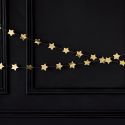 Guirlande dorée "petites étoiles" - 3,60 m