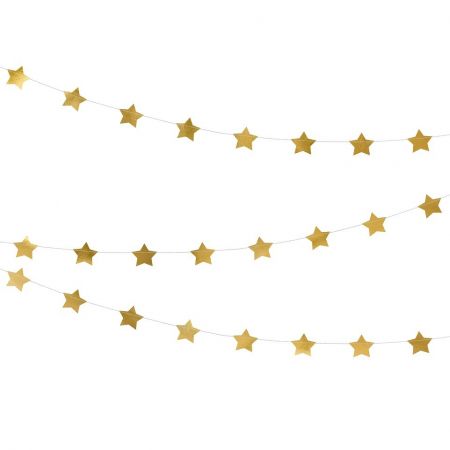 Guirlande d'étoiles - or