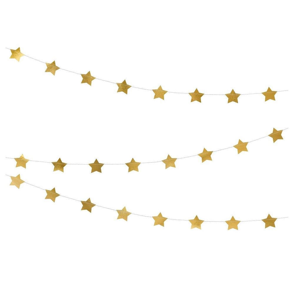 Guirlande d'étoiles - or