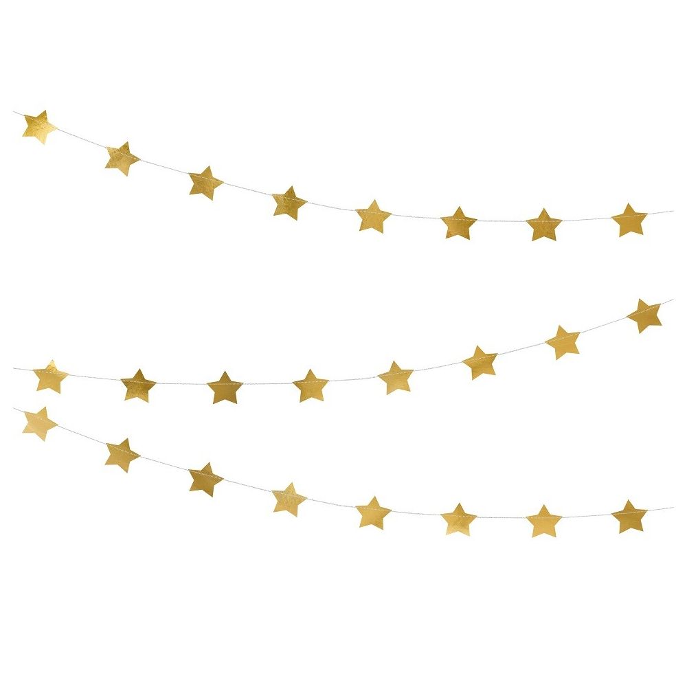 Étoiles scintillantes dorées flottantes avec option guirlande lumineuse -  Décorations de vase - Dispersion de table