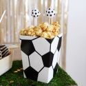 6 pots à popcorn "football"