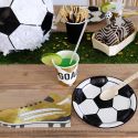 6 assiettes "football" - 18 cm
