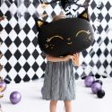 Ballon en mylar chaton - noir