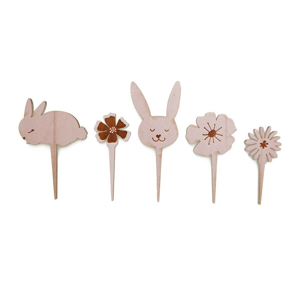 5 pics à gâteaux "lapin"
