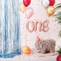 Ballon rose gold "one"