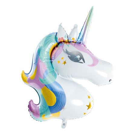 Ballon mylar "licorne" - 90 cm