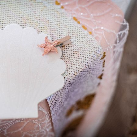 3 m chemin de table sequins...