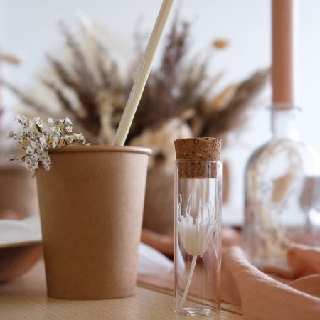 Tube à essai en verre - 8 cm