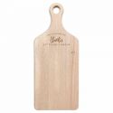 Planche à découper en bois personnalisable "Cuisine pleine d'amour"
